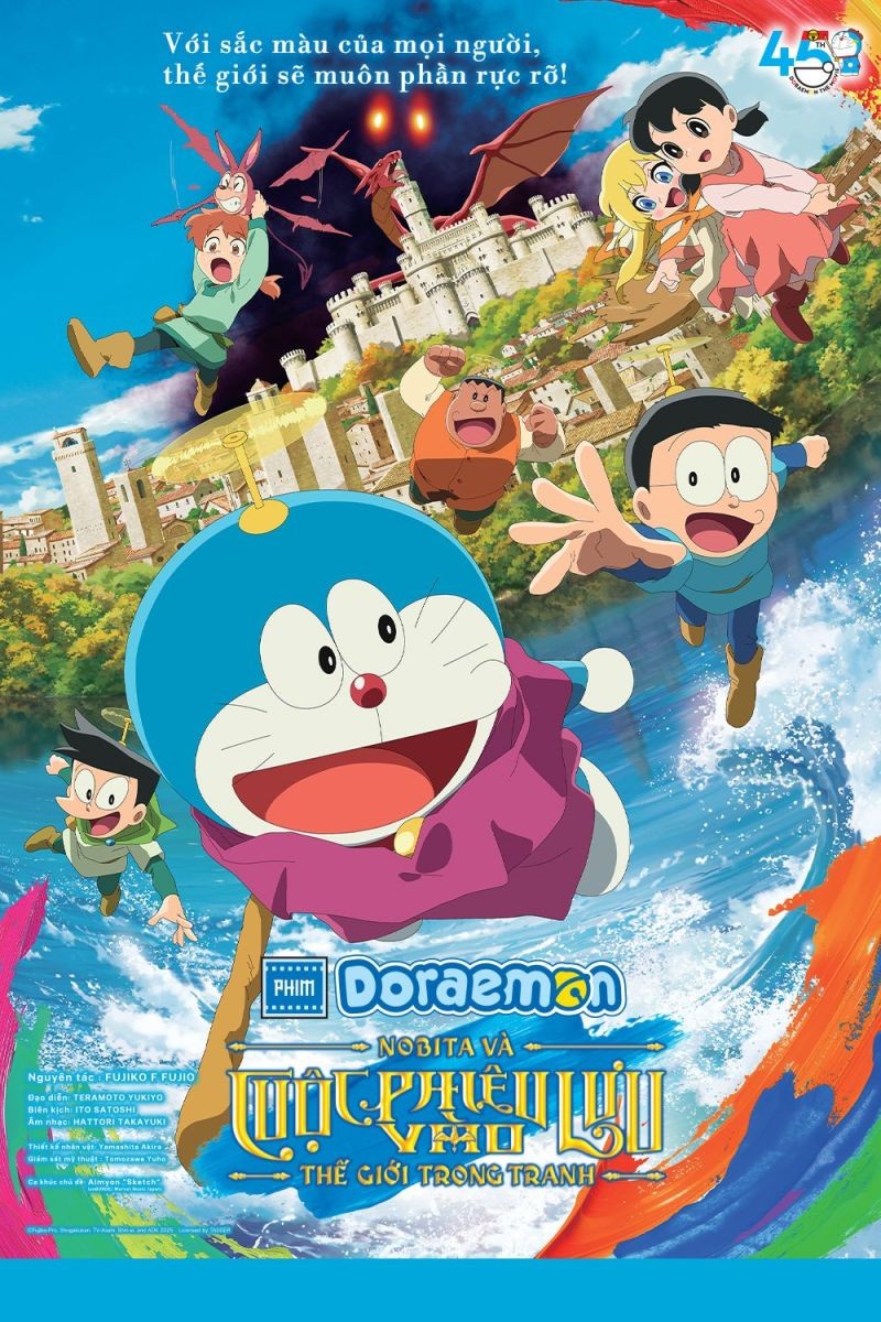 Xem phim Doraemon: Nobita Và Cuộc Phiêu Lưu Vào Thế Giới Trong Tranh (Lồng Tiếng)